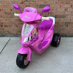 Disney Princess Ride-On Scooter Bike EC-1301 Pink Battery Powered - Rare Vintage - Picture 1 of 18