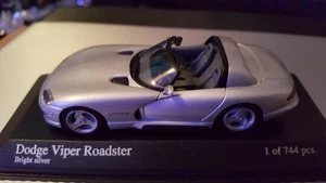 1993 DODGE VIPER CABRIO in Silver 1/43 scale model by Minichamps - Picture 1 of 1