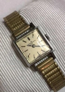 Ulysse Nardin Watch Vintage Mechanical Manual Swiss 16mm Square Bracelet - Picture 1 of 4
