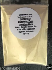 MINERAL MAKEUP~1oz~SWEETSCENTS~BECOMING~LOOSE POWDER~MICA~VEGAN~LUMINIZE~HILITE - Picture 1 of 1