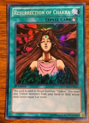 2013 Yu Gi Oh Numbers Hunter 1st Edition Resurrection of Chakra #Numh-EN053 - Image 1 of 2