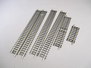 LQ1077 MEHANO Train Ho 1/87 1:87 Lot 6 Rails droits sans ballast - Bild 1 von 5