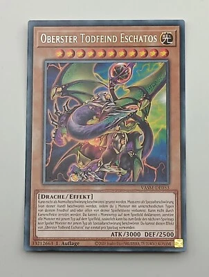 Yu-Gi-Oh! Einzelkarte Oberster Todfeind Eschatos NM - Bild 1 von 2