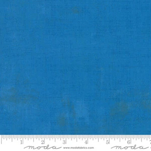 Moda Quilt Fabric Grunge Basics Sapphire by BasicGrey by half-yard #30150 221 - Picture 1 of 1