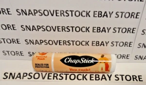 CHAPSTICK POTENTE MELOCOTÓN 0,15 OZ. NUEVO TUBO SELLADO ÚNICO, CON ENVÍO GRATUITO - Imagen 1 de 4