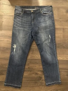 Kut From The Kloth Jeans Women’s Sz 16 Blue Denim - Picture 1 of 10