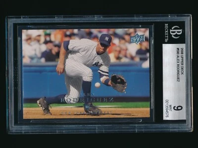 2008 Upper Deck #590 Alex Rodriguez BGS 9 Mint - Image 1 of 2