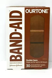 Band-aid Ourtone tessuto flessibile marrone medio afroamericano tono pelle marrone BR55 - Foto 1 di 4