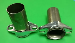 2.5"Ball Header to 2.5"OD 409 Stainless Pipe 2 Bolt Socket Collector Reducers - Picture 1 of 6