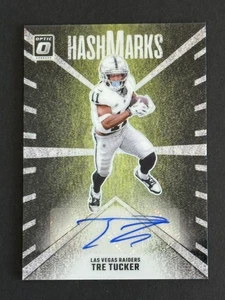 Tre Tucker 2024 Panini Donruss Optic Hashmarks Prizm Auto #HM-TTR - Picture 1 of 10