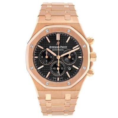 Audemars Piguet Royal Oak Cronógrafo Oro Rosa Esfera Negra 26320OR.OO.1220OR.01 Foto 1 de 4