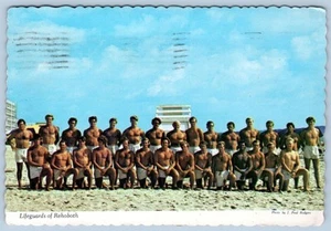 Postal 1976 Rehoboth Beach Delaware salvavidas capitán John McLelland 4x6" - Imagen 1 de 2