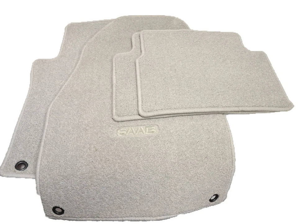 9-3 Sports Saloons 4D 2003-2007 - RHD Textile Carpet Mats set - Parchment/beige - Image 1 of 1