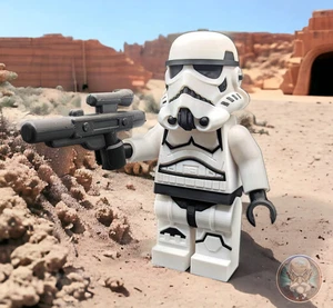 3D-gedruckte Star Wars Stormtrooper große 8,5" - 9,5" Minifigur - Bild 1 von 8