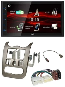 JVC USB Bluetooth MP3 DAB 2DIN Autoradio für Dacia Logan Sandero Duster ab 11 du - Bild 1 von 9