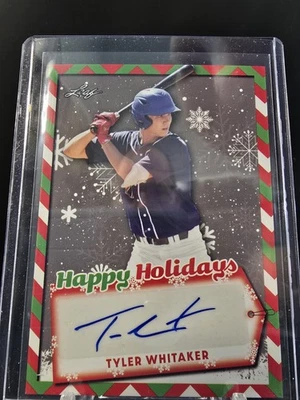 923102 - 2022 Leaf Holiday Packs - Autographs #HH-TW1 Tyler Whitaker B2R1 - Image 1 of 2