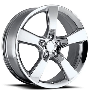 F20x8/RR20x9"Staggered SS Camaro Wheels FR 30 Chrome OEM Replica Rims - Picture 1 of 1
