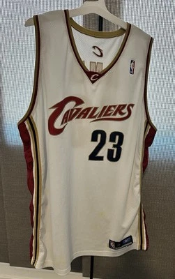 2003 Reebok Cleveland Cavaliers Pro Cut Lebron James Rookie Jersey Size 52 - Image 1 of 4