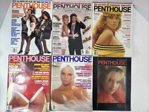 Penthouse Through The 80’s And 90’s + 1993 Pet Calendar! Ship Same Day - Picture 1 of 8