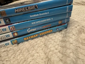 Nintendo Wii U Spielesammlung Xenoblade,minecraft,new Super Mario Bros,Ray an - Bild 1 von 9