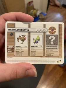 Triathlete Dustin Dodrio Manetric 018/048 Pokemon Battle-e Reader - Picture 1 of 10