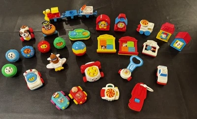 Vintage 1996 Fisher Price Miniature McDonalds Toy Lot! Corn Popper Phone & Clock - Image 1 of 4