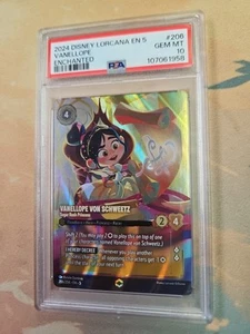 2024 DISNEY LORCANA ENCHANTED #206 VANELLOPE VON SCHWEETZ PSA 10 - Picture 1 of 2