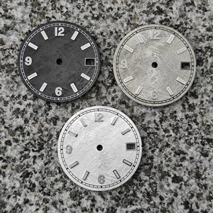 28,5 mm leuchtendes metallisches Meteorit-Zifferblatt Datum für NH34/35-Werk - Bild 1 von 19