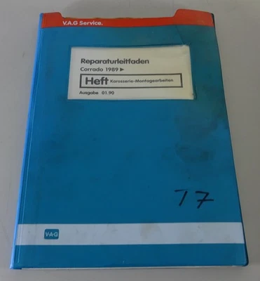 Manual De Taller VW Corrado Tipo 53i Año Desde 1989 Carrocería Estado 01/1990 - Imagen 1 de 2