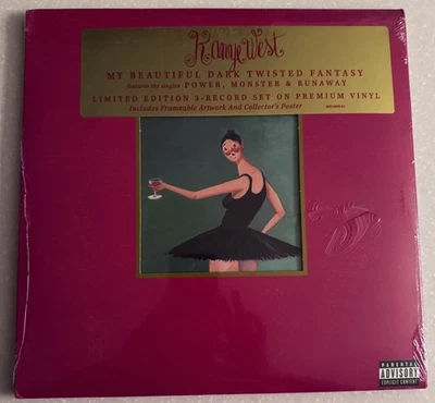 Kanye West-My Beautiful Dark Twisted Fantasy-Limited Edition-Triple Lp’s-Sealed. - Image 1 of 4