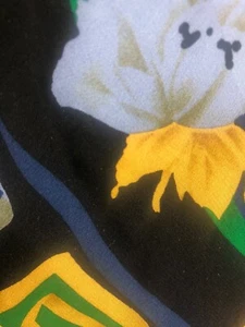 Cellini Men’s Silk Floral Necktie. Blue Green Gray Yellow Tie I - Picture 1 of 3