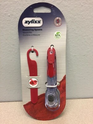 Zyliss E970035U Plastic Clear/Red Measuring Spoon - Image 1 of 2