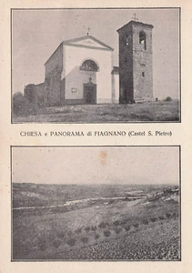 2218) CASTEL S PIETRO FIGNANO CHIESA PANORAMA BOLOGNA - Imagen 1 de 2