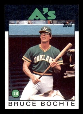 1986 Topps Baseball #378 Bruce Bochte NM or Better *bb1 - Image 1 of 2
