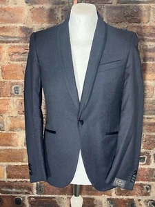 CORNELIANI DARK NAVY/BLACK FORMAL JACKET UK SIZE 36 NWT - Picture 1 of 20