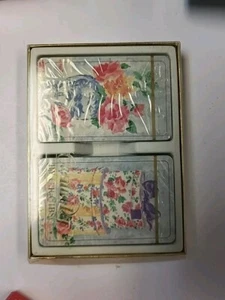 Creative Papers Playing Cards Garden Club CC321J Gibson 2 Decks NEW FLOWERS🌸 - Picture 1 of 7
