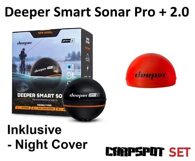 Deeper PRO PLUS 2.0 SET + Night Cover - GPS WIFI Smart Sonar Echolot Fishfinder - Bild 1 von 4