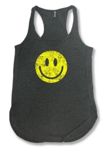 NEU DAMEN PRINT VINTAGE LUSTIG SCHRIFTZUG VIBES FITNESS SPORT SEXY TANK TOP - Bild 1 von 26