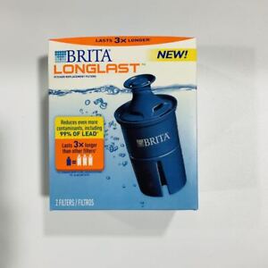 Brita Longlast Replacement Filters for Pitchers Dispensers 2 Pack