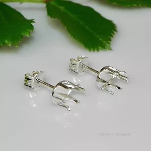 Ajustes de pendientes de plata esterlina 925 Pear Snap Tite 10x7 - Imagen 1 de 1