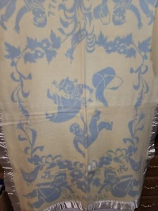 Vintage Baby Chatham Crib Blanket 36 X 50 #7402 Bunny Esmond Quality Jack & Jill - Picture 1 of 14