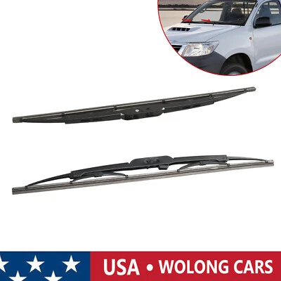 2x 17" Wiper Blades Fit for 1983-1990 Toyota Tercel 85220-12671 8522032120 - Image 1 of 4