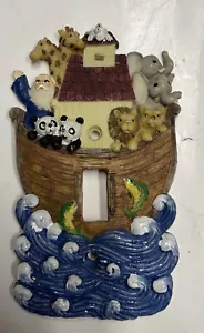 Vintage Resin NOAH'S ARK Light Switch Plate Cover. BB - Picture 1 of 2