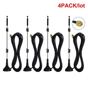 Wi-fi Booster HD Wireless Camera Antenna with Magnetic Stand Base RP-SMA Male - Picture 1 of 11