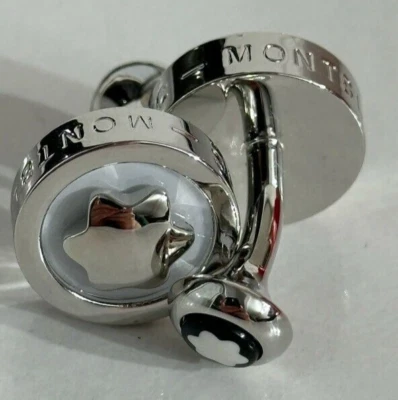 MONTBLANC Gemelli polsini 102984 Onyx nuovi - Immagine 1 di 4