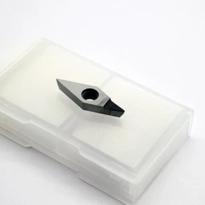  10pc PCD Tipped Insert VCGT160402 Single Edge VCGT330.5 Polycrystalline Diamond - Picture 1 of 7
