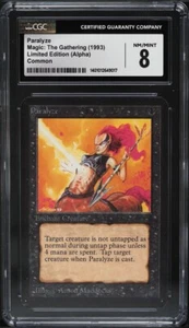 Paralyze | Alpha | 1993 Magic The Gathering MTG | CGC 8 NM-MT - Picture 1 of 2