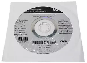 NEW SEALED HP Compaq Windows 7 Professional Operating System DVD~32-Bit~Recovery - Picture 1 of 3