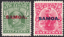 1914 Samoa SC# 114-115 - George V - 2 Different - M -H