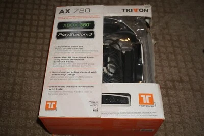 Tritton Ax 720 Headset (Microsoft Xbox 360 Playstation 3 ps3) Complete CIB - Image 1 of 4